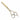 Produktbild von Kiepe professionelle Ausdünnungsschere halbe Klinge luxury gold 5.5″ auf weißem Hintergrund
