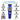 Stylecraft Instinct Trimmer Professioneller Trimmer mit Vektormotor. Blaues Modell, Details & Zubehör abgebildet.