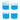 Gamma+ Tight Guards Doppel Magnetisches Aufsteckkammset Blau