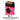 Stylecraft Instinct Metal Doppelfolienrasierer Pink - Nahaufnahme des pinken Rasierers mit goldenen Folien und Details.
