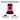 Stylecraft Instinct Metal Doppelfolienrasierer Pink. Abbildung des pinkfarbenen Rasierers auf Ladestation mit USB-Kabel.