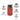 Uno 2.0 Professioneller Einzelfolienrasierer. Roter Rasierer mit goldener Scherfolie und technischen Details als Icons.