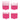Gamma+ Doppel Magnetisches Aufsteckkammset Pink – Produktbild freigestellt