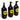 Phullcutz Byrd Purifying Shampoo schwarze Pumpflasche mit gelbem Logo neben passendem Conditioner und Bodywash