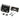 Phullcutz Gamma+ Echo MIM & Shallow DLC clipper blade set with two black blades, two screws, and two springs.