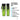 Kiepe Edgex Ultrathin Grün Hair Clipper & Trimmer Set mit bürstenlosem Motor, 8 Metall-Kammaufsätzen für Clipper, Ladestationen und Zubehör für professionelle Haarschnitte